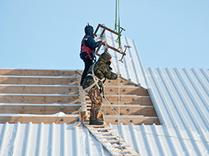 Commercial Metal Roof Repair1