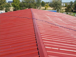 Commercial Metal Roof Repair1